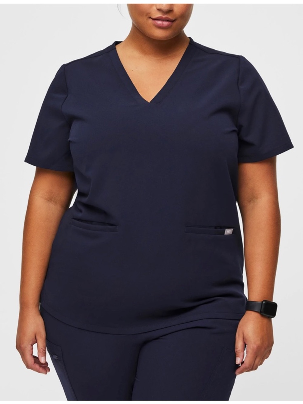 NWT Figs Women’s Casma Three Pocket Scrubs Top Plus Size Nurse Doctor Size XXL